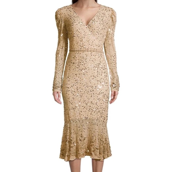 Mac Duggal NWOT Size 12 Sequin Gown Embellished Beaded Cocktail Party Elegant - Picture 1 of 8